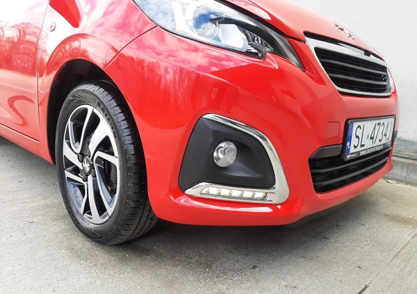 Peugeot 108 cena 39500 przebieg: 67004, rok produkcji 2019 z Świętochłowice małe 781